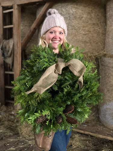 Foraged Evergreen Wreath Workshop - Sat, Nov 18th 1PM-3PM