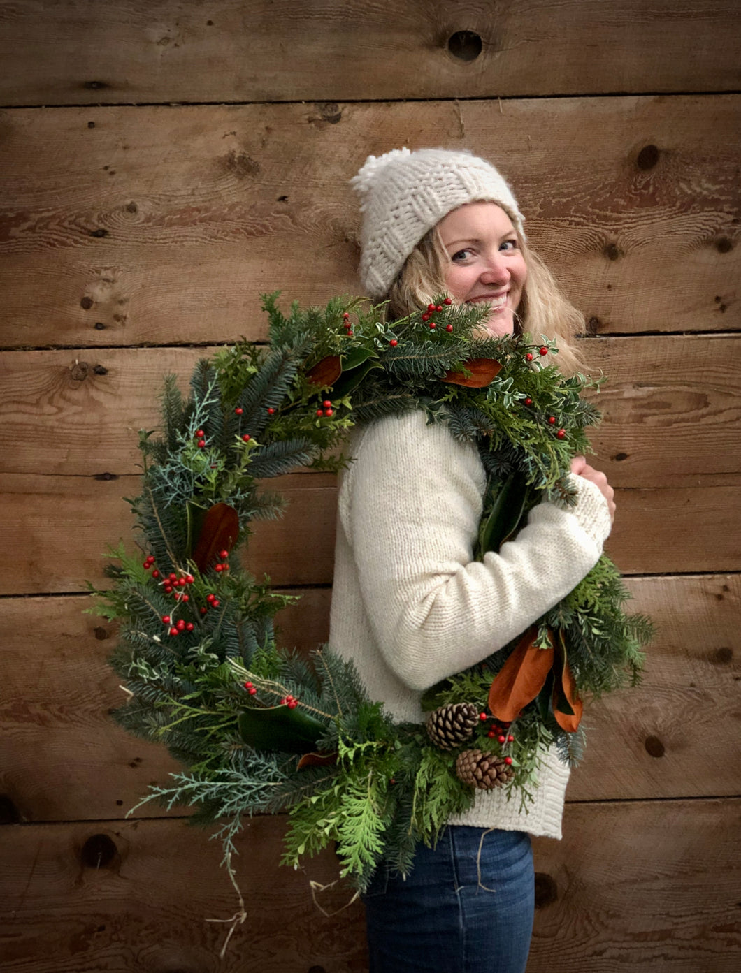 Foraged Evergreen Wreath Workshop - Sat, Dec 4th, 1-3PM